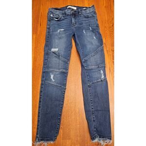 Kancan Wynne‎ Low Rise ankle skinny distressed size 1 /24 jeans